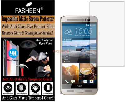 Fasheen Tempered Glass Guard for HTC ONE M9 PLUS (Matte Finish)(Pack of 1)