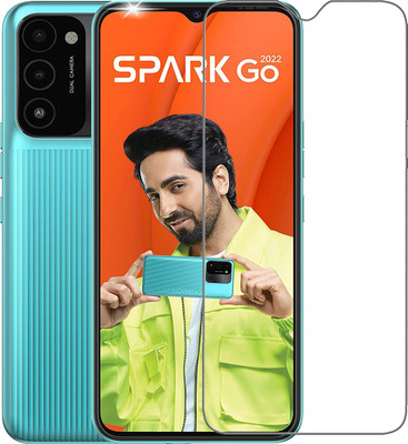 AKSHUD Tempered Glass Guard for Tecno Spark Go 2022(Pack of 1)
