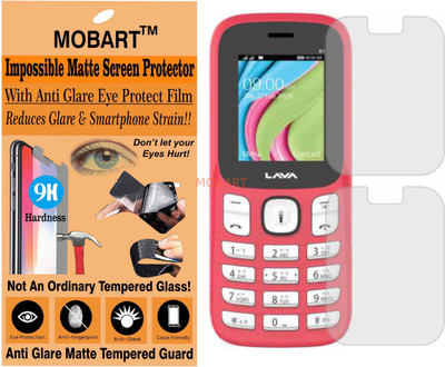 MOBART Tempered Glass Guard for LAVA A1 SUPER (Matte Finish)(Pack of 1)