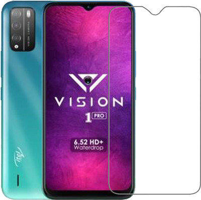 VDAT Tempered Glass Guard for Itel vision 1 pro(Pack of 1)