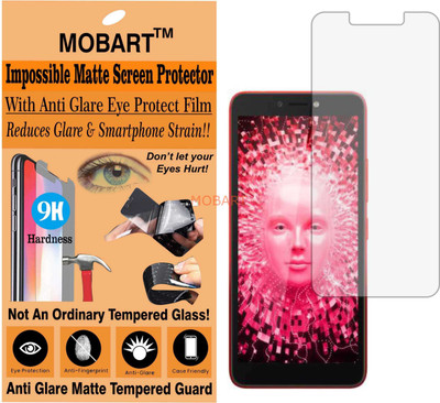 MOBART Tempered Glass Guard for ITEL A46 (Matte Finish)(Pack of 1)