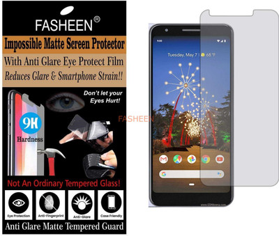 Fasheen Tempered Glass Guard for GOOGLE PIXEL 3A (Matte Finish)(Pack of 1)