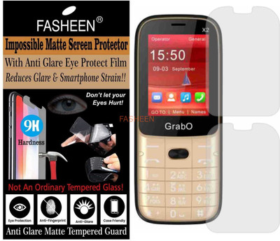 Fasheen Tempered Glass Guard for GRABO X2 (Matte Finish)(Pack of 1)