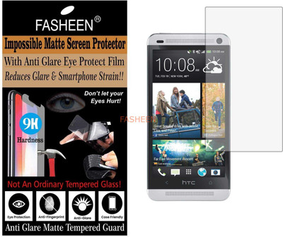 Fasheen Tempered Glass Guard for HTC ONE (Matte Finish)(Pack of 1)