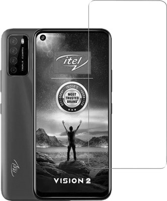 VDAT Tempered Glass Guard for Itel Vision 2(Pack of 1)
