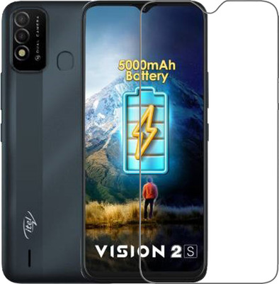 BRENZZ Tempered Glass Guard for Itel Vision2S(Pack of 1)