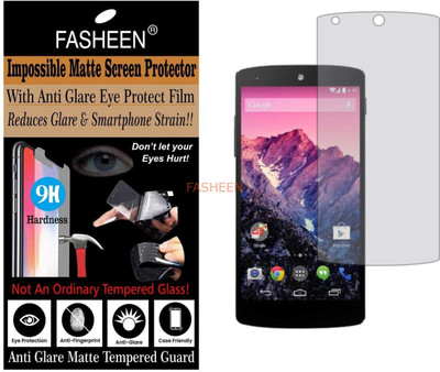 Fasheen Tempered Glass Guard for GOOGLE NEXUS 5 (Matte Finish)(Pack of 1)