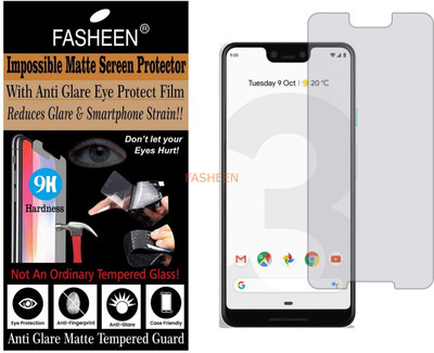 Fasheen Tempered Glass Guard for GOOGLE PIXEL 3XL (Matte Finish)(Pack of 1)