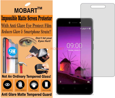 MOBART Tempered Glass Guard for LAVA Z50 (Matte Finish)(Pack of 1)