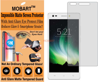 MOBART Tempered Glass Guard for LAVA IRIS PIXEL V2 (Matte Finish)(Pack of 1)