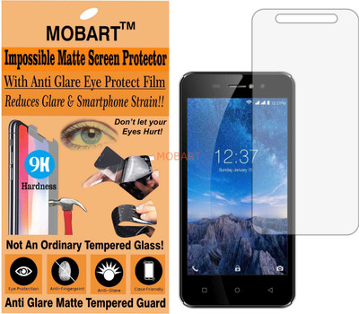 MOBART Tempered Glass Guard for INTEX AQUA AMAZE PLUS (Matte Finish)(Pack of 1)