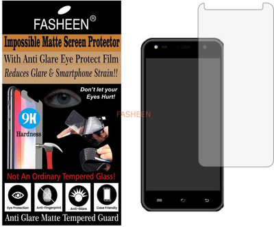 Fasheen Tempered Glass Guard for COMIO C2 LITE (Matte Finish)(Pack of 1)