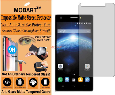 MOBART Tempered Glass Guard for LAVA IRIS X5 (Matte Finish)(Pack of 1)