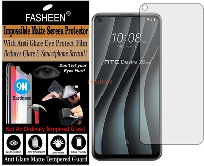 Fasheen Tempered Glass Guard for HTC DESIRE 20 PRO (Matte Finish)(Pack of 1)