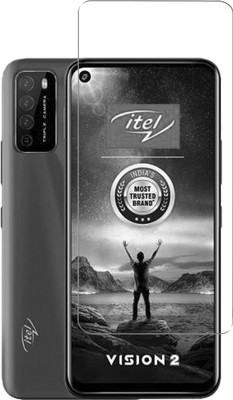 VDAT Tempered Glass Guard for Itel Vision 2(Pack of 1)