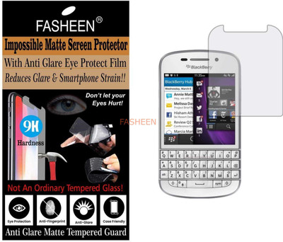 Fasheen Tempered Glass Guard for BLACKBERRY Q10 (Matte Finish)(Pack of 1)