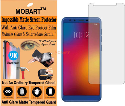 MOBART Tempered Glass Guard for LENOVO K9 (2018) (Matte Finish)(Pack of 1)