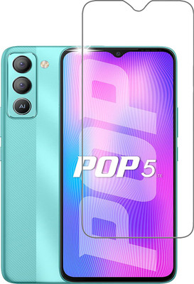 BRENZZ Tempered Glass Guard for Tecno Pop 5 LTE(Pack of 1)