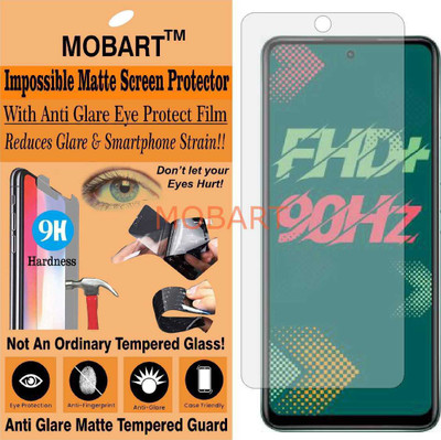 MOBART Tempered Glass Guard for INFINIX HOT11S (Matte Finish)(Pack of 1)