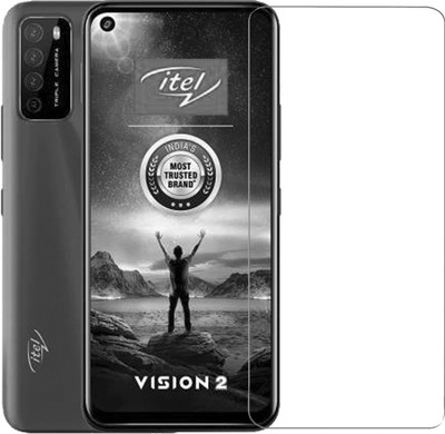 AKSHUD Tempered Glass Guard for Itel Vision 2(Pack of 1)