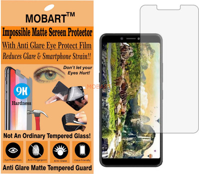 MOBART Tempered Glass Guard for ITEL A45 (Matte Finish)(Pack of 1)