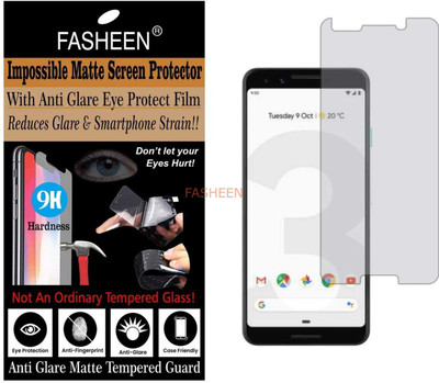 Fasheen Tempered Glass Guard for GOOGLE PIXEL 3 (Matte Finish)(Pack of 1)