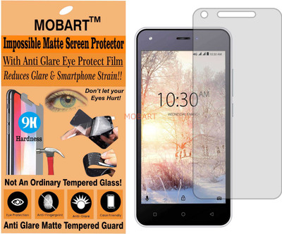 MOBART Tempered Glass Guard for KARBONN AURA POWER 4G PLUS (Matte Finish)(Pack of 1)