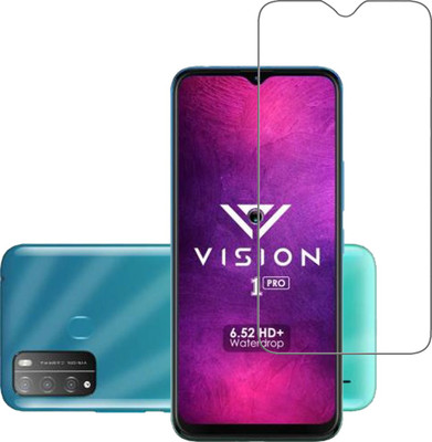 VDAT Tempered Glass Guard for Itel vision 1 pro(Pack of 1)