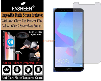 Fasheen Tempered Glass Guard for HUAWEI Y6 PRIME (2018) (Matte Finish)(Pack of 1)