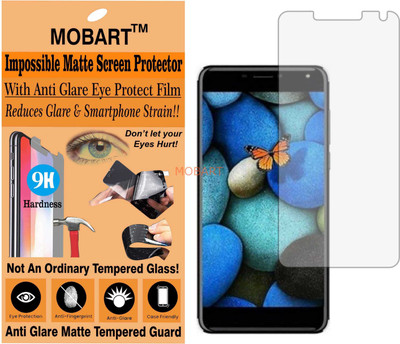 MOBART Tempered Glass Guard for INTEX CLOUD S9 (Matte Finish)(Pack of 1)