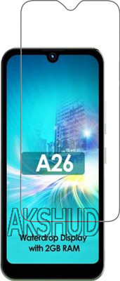 AKSHUD Tempered Glass Guard for Itel A26(Pack of 1)