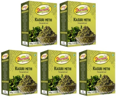 Dharmasut Dried Kasuri Methi Leaves | Fenugreek Leaves 500g(5 x 100 g)