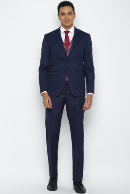 Allen Solly Single Breasted Solid Men Suit