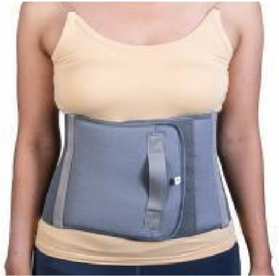 OrthoPlus Abdominal Support Belt Binder after C-Section Delivery for Women Abdominal Belt(Grey)