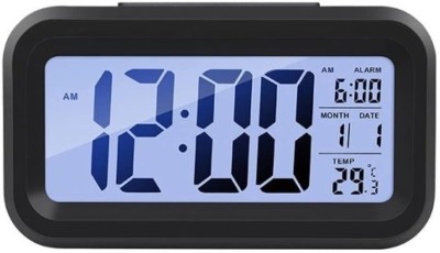 Voltegic Digital Black Clock
