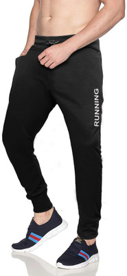 AVOLT Solid Men Blue Track Pants