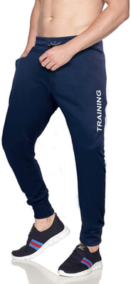 AVOLT Printed Men Dark Blue Track Pants