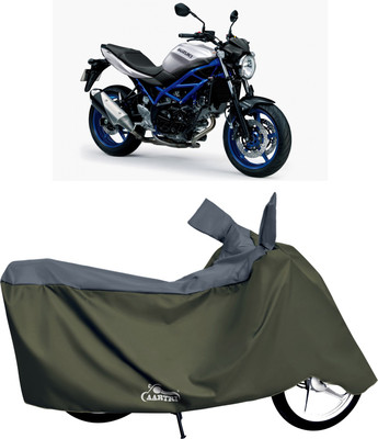 DROHAR Waterproof Two Wheeler Cover for Suzuki(SV650, Grey)
