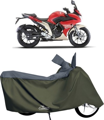 VITSOA Waterproof Two Wheeler Cover for Yamaha(Fazer-250, Grey)