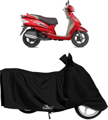 VITSOA Waterproof Two Wheeler Cover for TVS(Wego, Black)