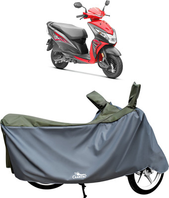 DROHAR Waterproof Two Wheeler Cover for Honda(Dio, Green)