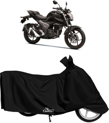 VITSOA Waterproof Two Wheeler Cover for Suzuki(Gixxer, Black)