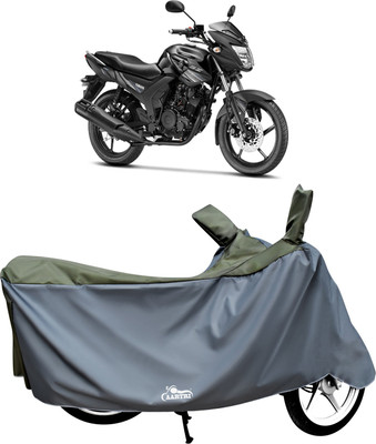 XAFO Two Wheeler Cover for Yamaha(SZ-RR, Green, Grey)