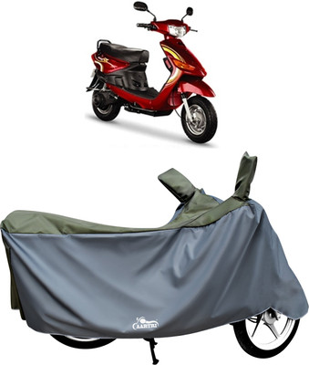 DROHAR Waterproof Two Wheeler Cover for Indus(Yo, Green)