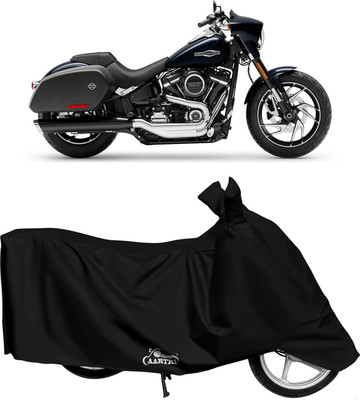 DROHAR Waterproof Two Wheeler Cover for Harley Davidson(Sport, Black)