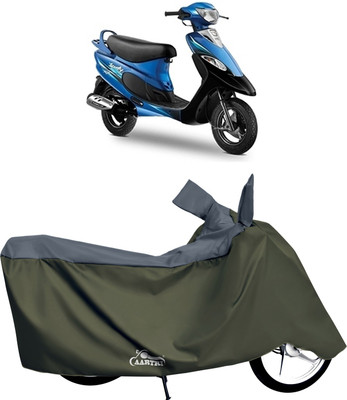 DROHAR Waterproof Two Wheeler Cover for TVS(Pep+, Grey)