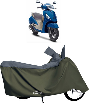 XAFO Two Wheeler Cover for TVS(Jupiter, Grey)