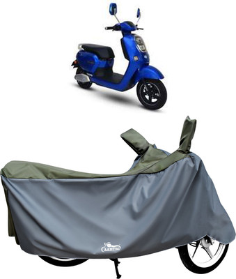 DROHAR Waterproof Two Wheeler Cover for Okinawa(Cruiser, Green)