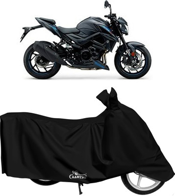 DROHAR Waterproof Two Wheeler Cover for Suzuki(GSX, Black)