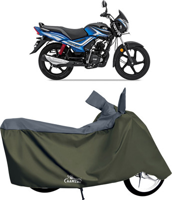 DROHAR Waterproof Two Wheeler Cover for TVS(Star, Grey)